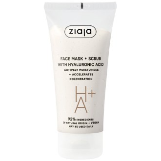 Ziaja Face Mask + Scrub Hayluronic Acid - Peelingová maska s kyselinou