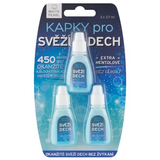 VitalCare White Pearl (3 pcs) - Drops for fresh breath 3.7ml