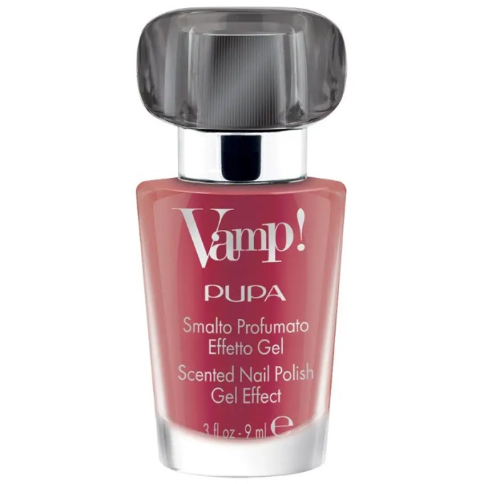 Pupa Vamp! Black Fragnance Scented Nail Polish Gel Effect - Lak na neh