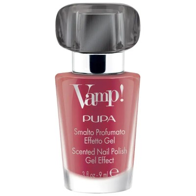 Pupa Vamp! Black Fragnance Scented Nail Polish Gel Effect - Lak na neh
