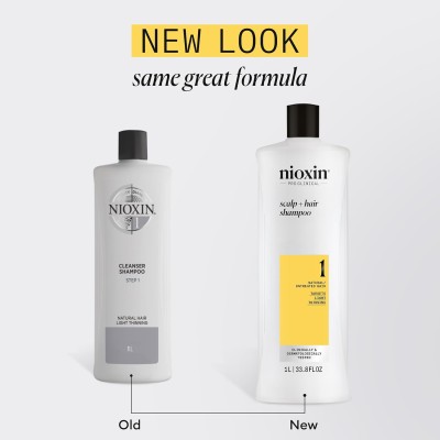 Nioxin System 1 Cleanser Fine Hair Normal To Thin Looking 1000 ml