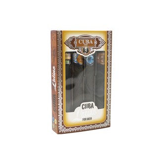 Cuba Latino Cuba for Men Gift Set Cuba Brazil Carnaval EDT 35 ml, Cuba Mexico Cactus EDT 35 ml, Cuba Mexico May 35 ml EDT, Cuba 