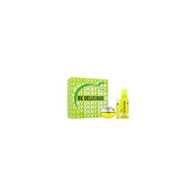 DKNY DKNY Be Delicious Gift set EDP 100 ml, miniature EDP 15 ml and shower foam 150 ml 100ml