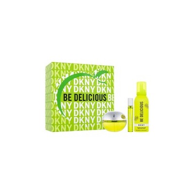 DKNY DKNY Be Delicious Gift set EDP 100 ml, miniature EDP 15 ml and shower foam 150 ml 100ml