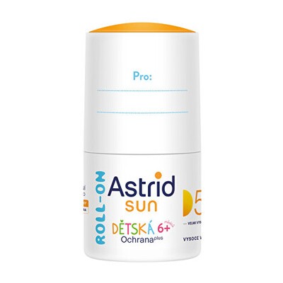 Astrid Kids Sun Roll-on SPF 50+ - Dětské mléko na opalování 50ml