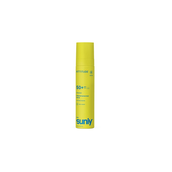 Attitude Kids Sunly Mineral Spray SPF 50 - Dětský minerální opalovací krém ve spreji 75ml