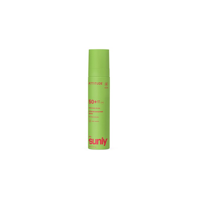 Attitude Kids Sunly Spray SPF 50 - Dětský minerální opalovací krém ve spreji 75ml