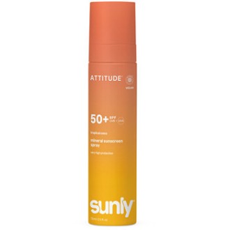 Attitude Sunly Mineral Spray SPF 50 - Minerální opalovací krém ve spreji 75ml