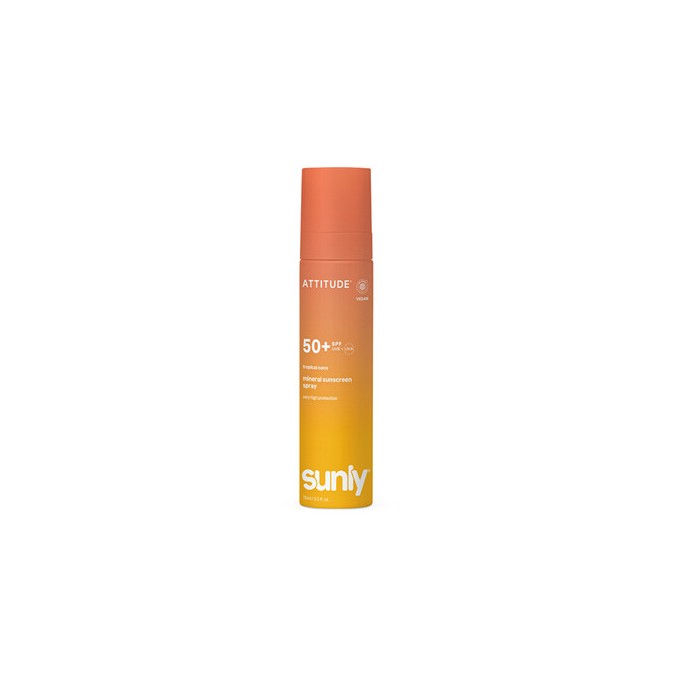 Attitude Sunly Mineral Spray SPF 50 - Minerální opalovací krém ve spreji 75ml