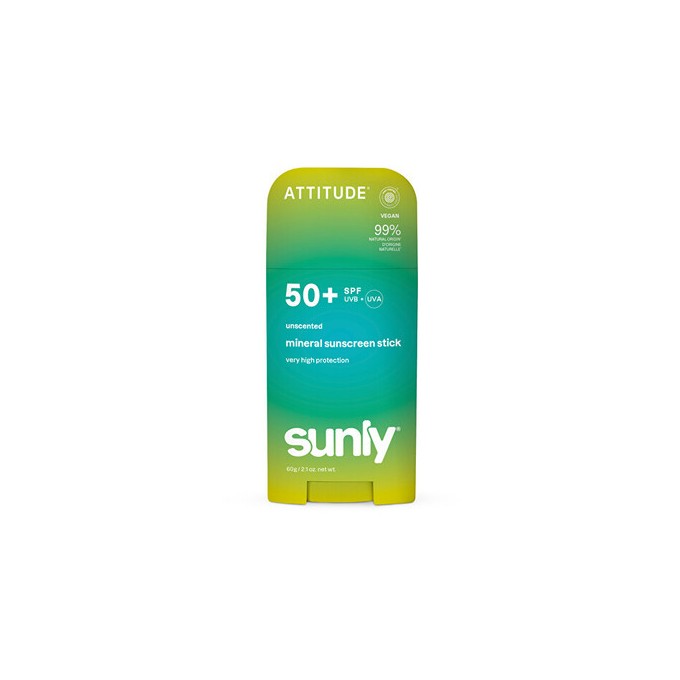 Attitude Sunly Stick SPF 50 - Minerální opalovací krém v tyčince 60.0g