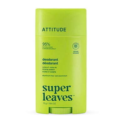 Attitude Super Leaves Pear & Amber Deodorant - Přírodní deodorant 75.0g