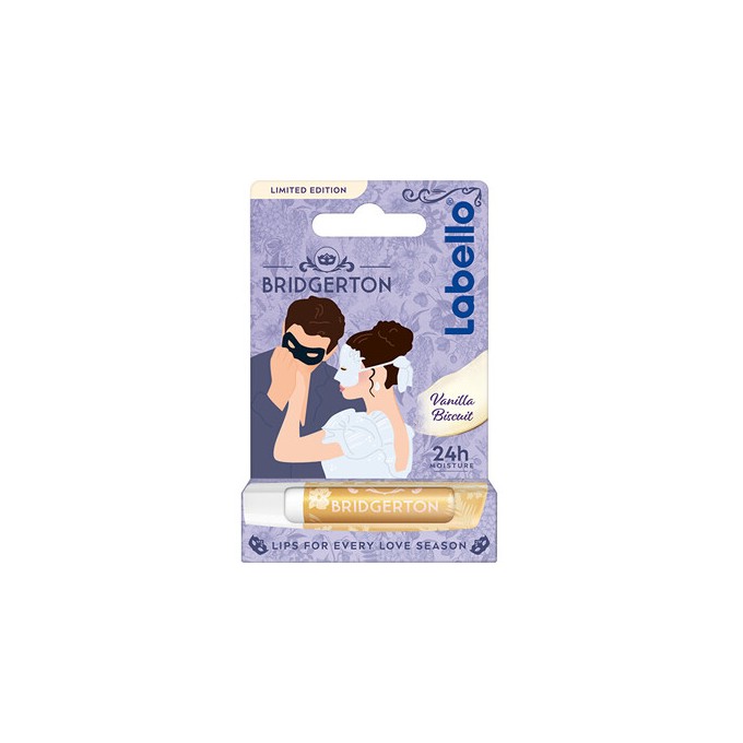 Labello Bridgerton Vanilla Biscuit Lip Balm - Balzám na rty 4.8g