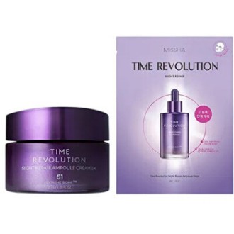 Missha Time Revolution Night Repair Cream & Mask Duo Set - Dárková sada