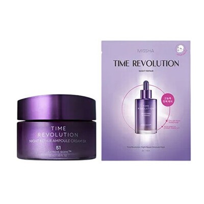 Missha Time Revolution Night Repair Cream & Mask Duo Set - Dárková sada