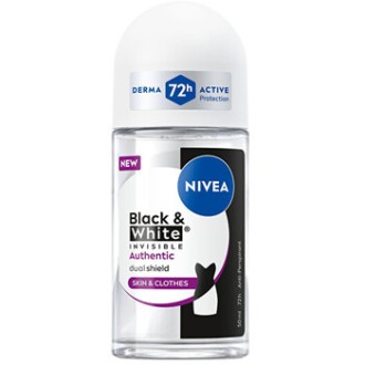 Nivea B&W Authentic Anti-Perspirant - Kuličkový antiperspirant 50ml