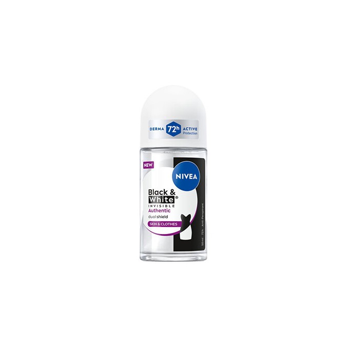 Nivea B&W Authentic Anti-Perspirant - Kuličkový antiperspirant 50ml