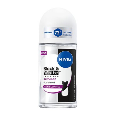 Nivea B&W Authentic Anti-Perspirant - Kuličkový antiperspirant 50ml
