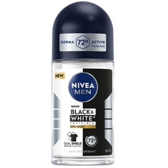 Nivea Man B&W Epic Night Anti-Perspirant - Kuličkový antiperspirant 50ml