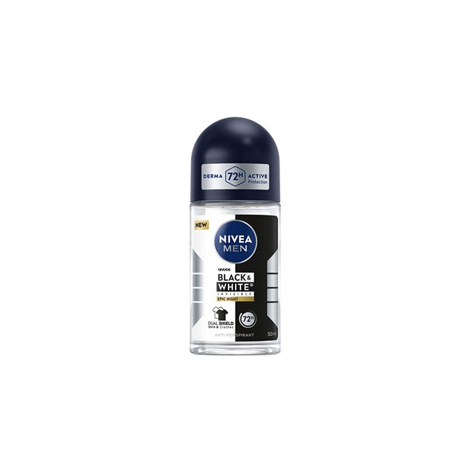 Nivea Man B&W Epic Night Anti-Perspirant - Kuličkový antiperspirant 50ml