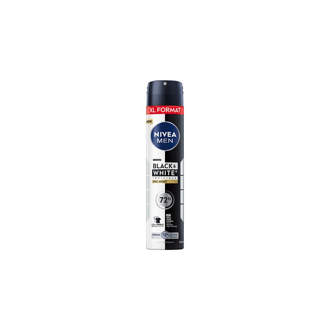 Nivea Men B&W Epic Night Anti-Perspirant - Antiperspirant ve spreji 200ml