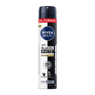 Nivea Men B&W Epic Night Anti-Perspirant - Antiperspirant ve spreji 200ml