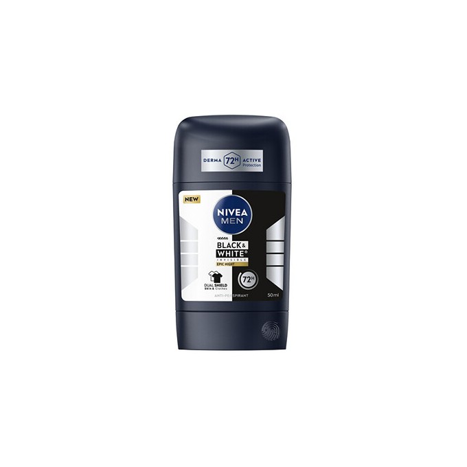 Nivea Men B&W Epic Night Anti-Perspirant - Tuhý antiperspirant 50ml