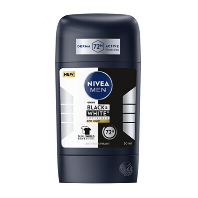 Nivea Men B&W Epic Night Anti-Perspirant - Tuhý antiperspirant 50ml