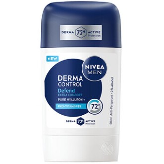 Nivea Men Derma Control Defend Anti-Perspirant - Tuhý antiperspirant 50ml
