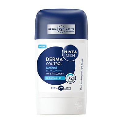Nivea Men Derma Control Defend Anti-Perspirant - Tuhý antiperspirant 50ml