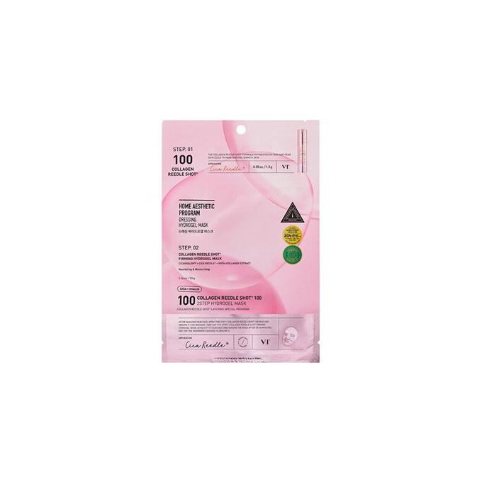 VT Cosmetics Collagen Reedle Shot 100 Sheet Mask - Pleťová maska 1.5g