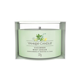 Yankee Candle Cucumber Mint Cooler ( okurková limonáda s mátou ) - Votivní svíčka ve skle 37.0g