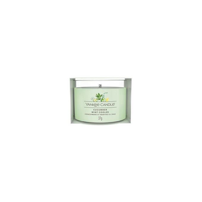 Yankee Candle Cucumber Mint Cooler ( okurková limonáda s mátou ) - Votivní svíčka ve skle 37.0g