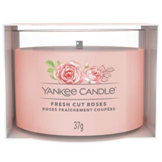 Yankee Candle Fresh Cut Roses Candle - Votivní svíčka ve skle 37.0g