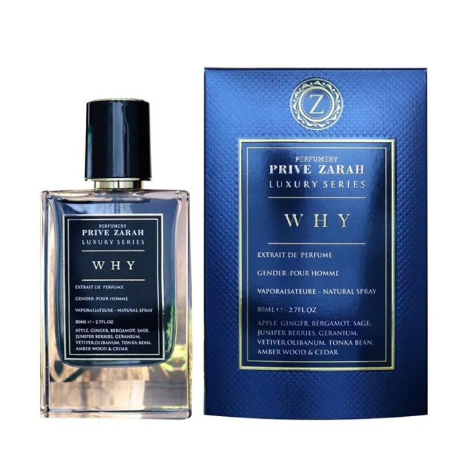 Zarah Why Extrait de Parfum kvepalai vyrams, 70 ml