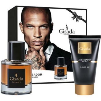 Gisada Ambassador Men Dárková sada EDP 50 ml a sprchový gel 100 ml 50ml
