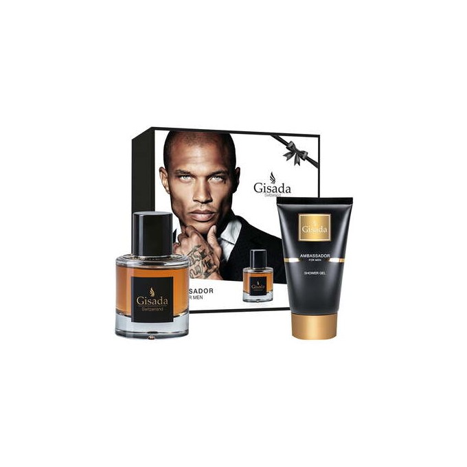 Gisada Ambassador Men Dárková sada EDP 50 ml a sprchový gel 100 ml 50ml