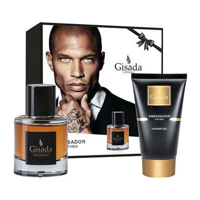 Gisada Ambassador Men Dárková sada EDP 50 ml a sprchový gel 100 ml 50ml