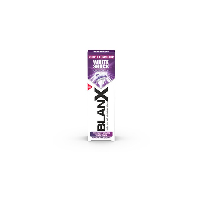BlanX White Shock Purple Corrector Toothpaste - Bělicí zubní pasta 75ml