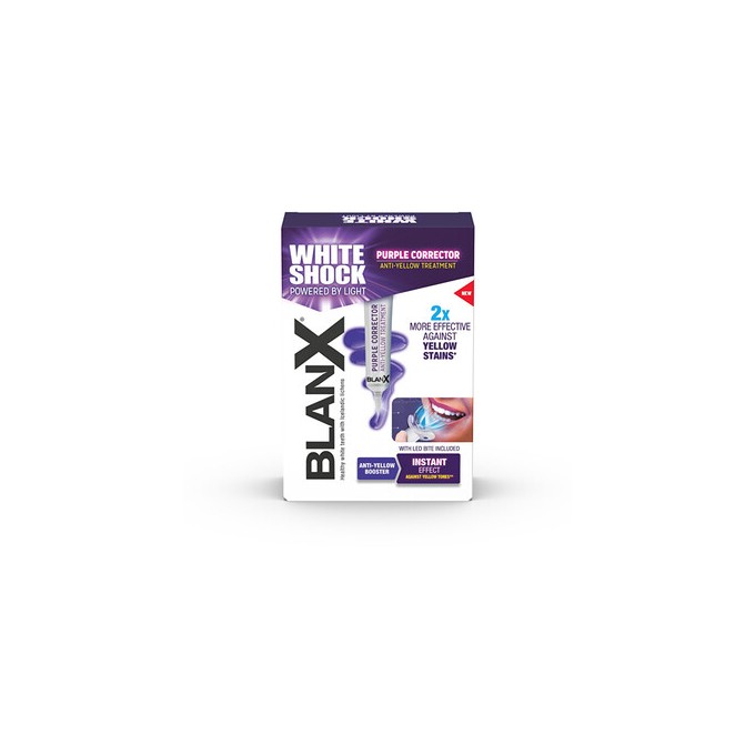 BlanX White Shock Purple Treatment + LED - Sada na bělení zubů 20ml