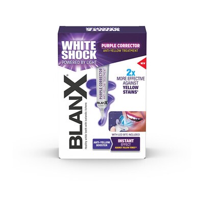 BlanX White Shock Purple Treatment + LED - Sada na bělení zubů 20ml