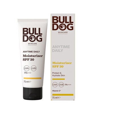 Bulldog Anytime Daily Moisturise SPF 30 - Hydratační pleťový krém pro muže 75ml