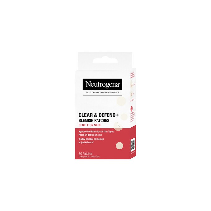 Neutrogena Sensitive Clear & Defend+ Blemish Patches- Náplasti na nedokonalosti ( 30 ks )