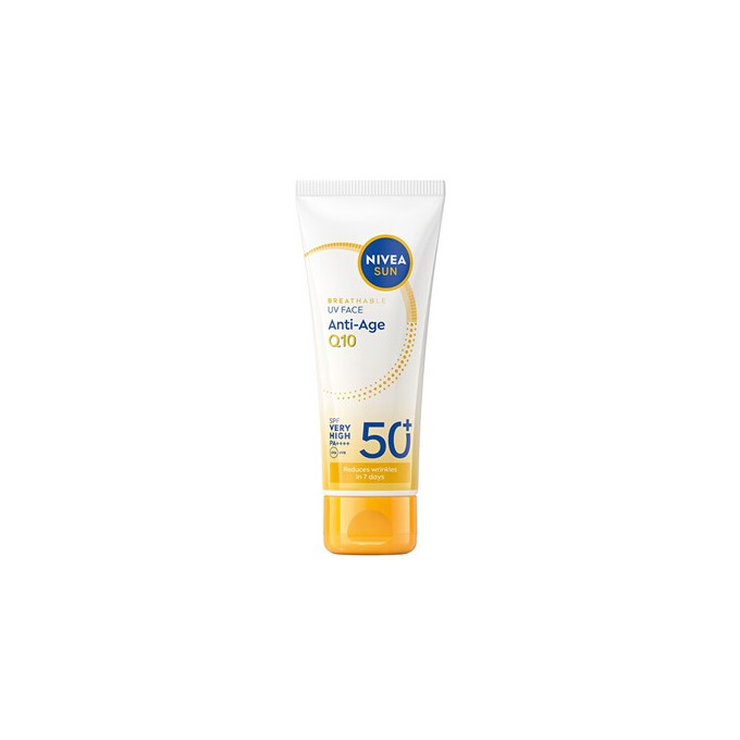 Nivea Anti-Age Q10 UV Face Cream SPF 50+ - Ochranný pleťový krém 40ml