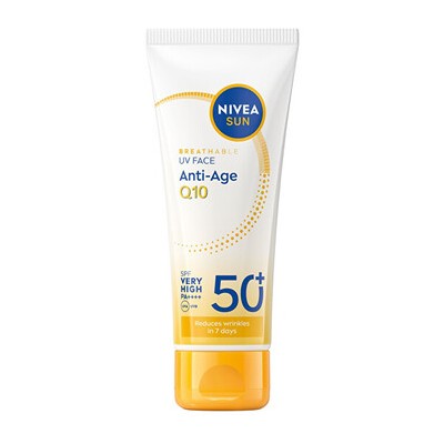Nivea Anti-Age Q10 UV Face Cream SPF 50+ - Ochranný pleťový krém 40ml