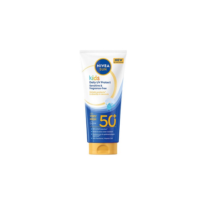 Nivea Kids Daily UV Protect Milk SPF 50+ - Mléko na opalování 100ml