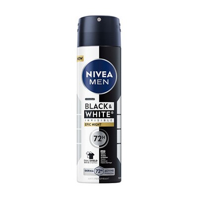 Nivea Men B&W Epic Night Anti-Perspirant - Antiperspirant ve spreji 150ml