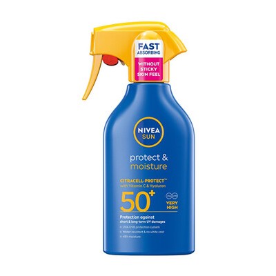 Nivea Protect & Moisture Spray SPF 50+ - Sprej na opalování 250ml