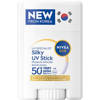 Nivea Silky UV Stick SPF 50+ - Ochranný pleťový krém v tyčince 15.0g