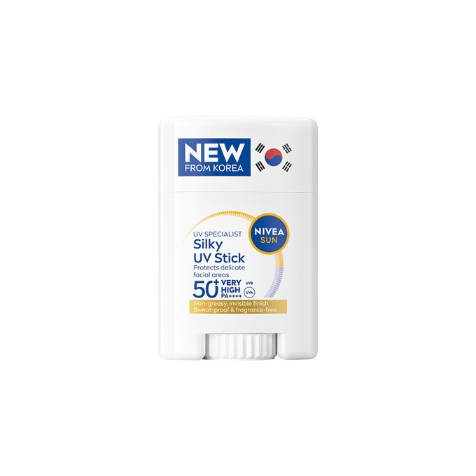 Nivea Silky UV Stick SPF 50+ - Ochranný pleťový krém v tyčince 15.0g