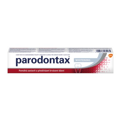 Parodontax Whitening Toohpaste For Bleeding Gums - Zubní pasta proti krvácení dásní s bělicím účinkem 75ml